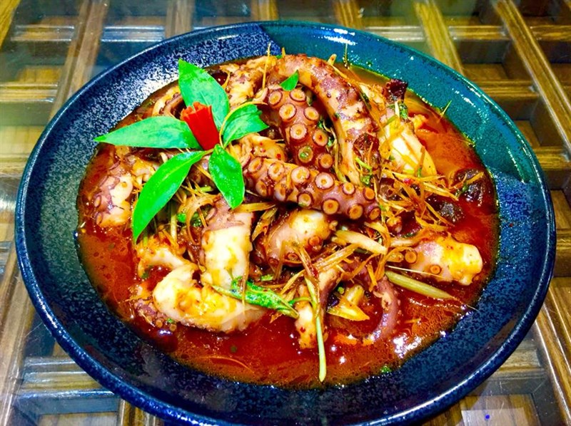 Bạch tuộc sốt thái