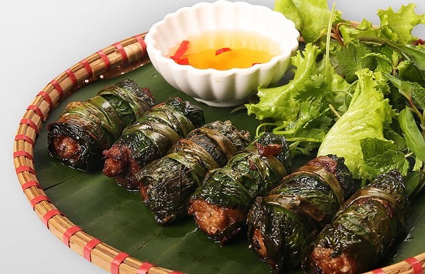 Bò nướng lá lốt