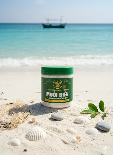 Muối Biển Rang Xay