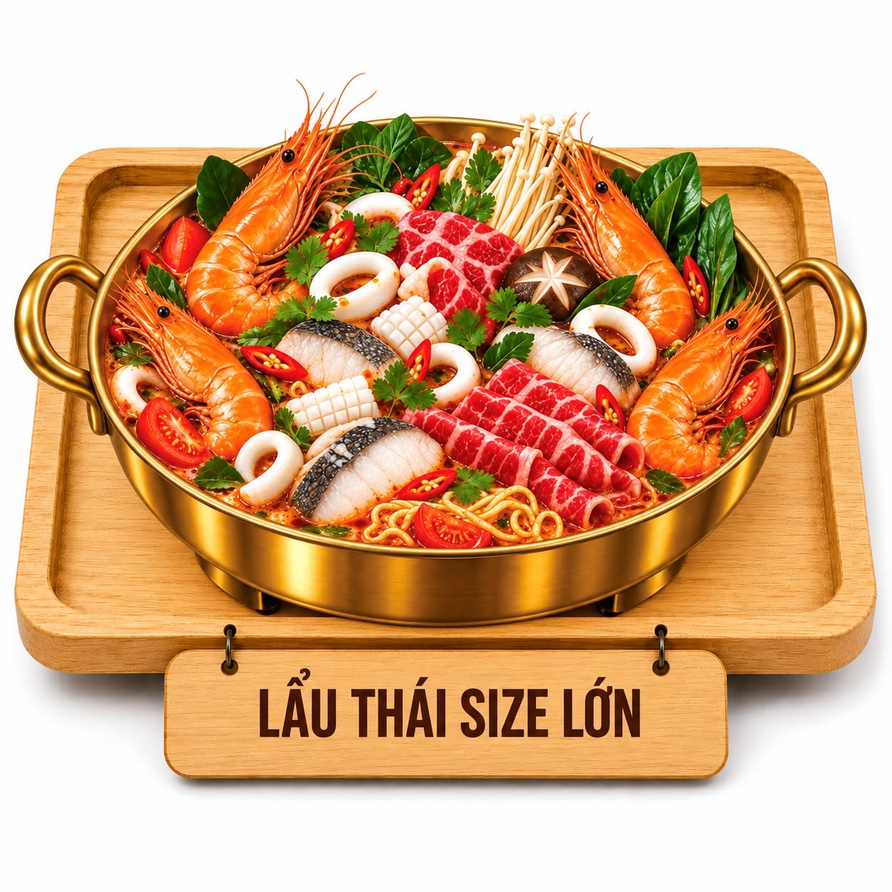 Lẩu Thái size lớn – 3–4 người